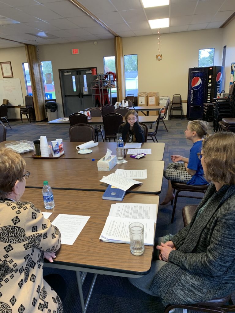 Kids at Youth Group at St Albans Episcopal Church Davenport, Iowa